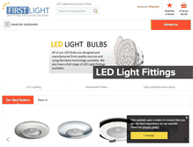 Tablet Screenshot of firstlightdirect.com